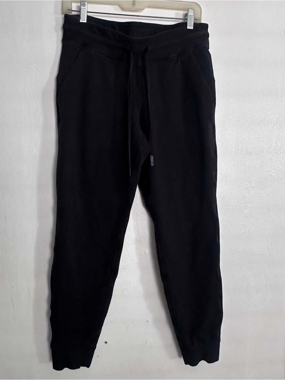 Lululemon Black Ready to Fleece High-Rise Joggers Sweatpants Size 10 Pima Cotton